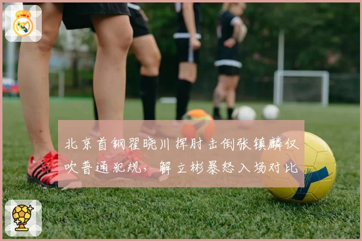 北京首钢翟晓川挥肘击倒张镇麟仅吹普通犯规，解立彬暴怒入场对比裁判回看后维持原判__br_